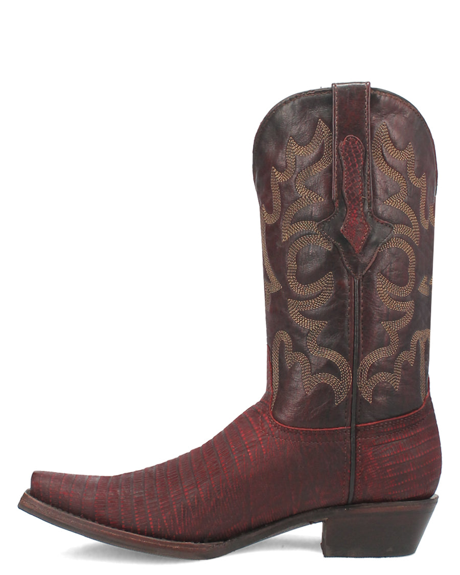 Men's The Duke Lizard Print Western Boots