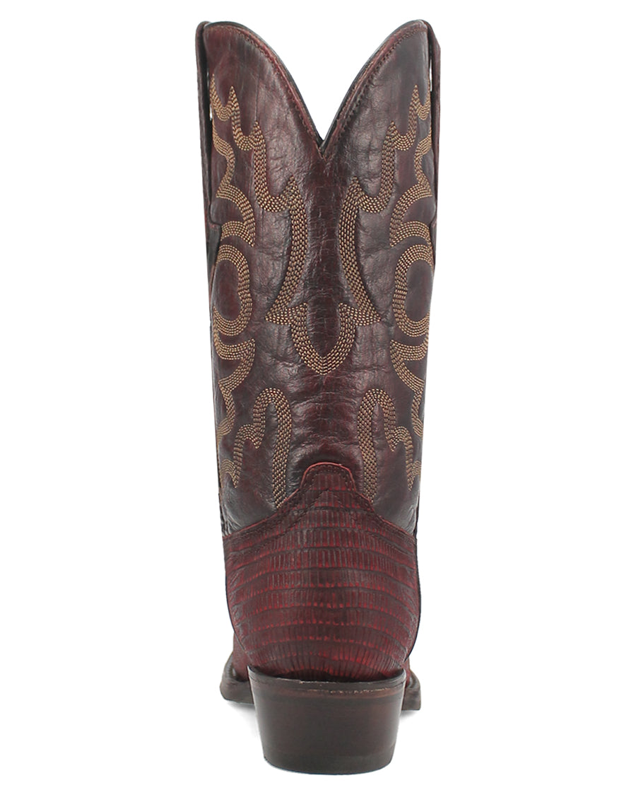 Men's The Duke Lizard Print Western Boots