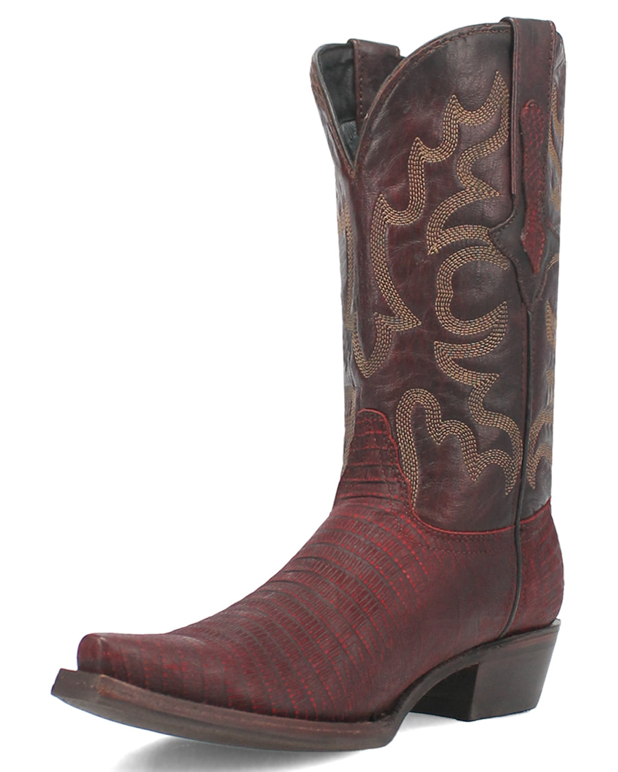 Men's The Duke Lizard Print Western Boots