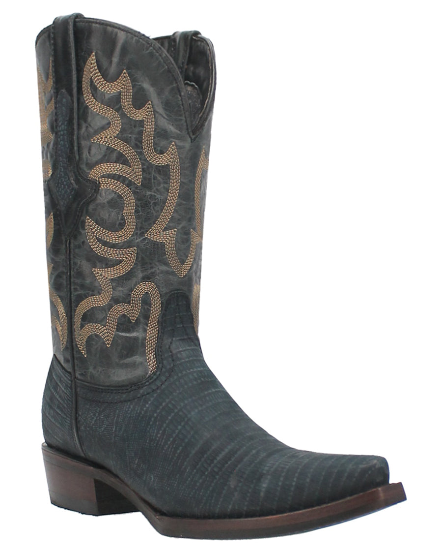 Men's The Duke Lizard Print Western Boots