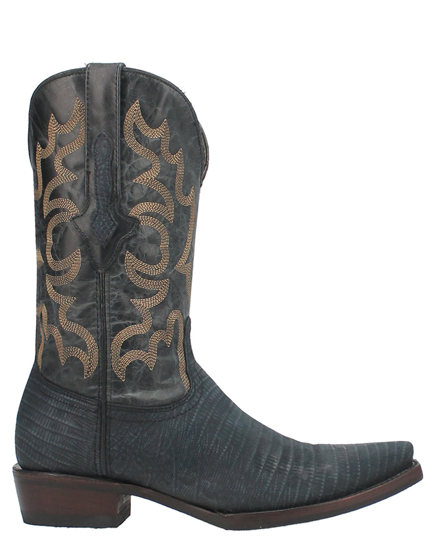 Men's The Duke Lizard Print Western Boots