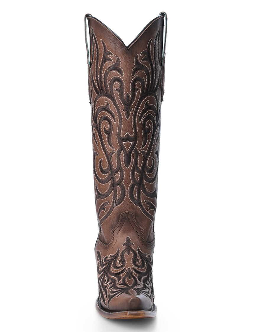 Women's Embroidery Tall Top Western Boots