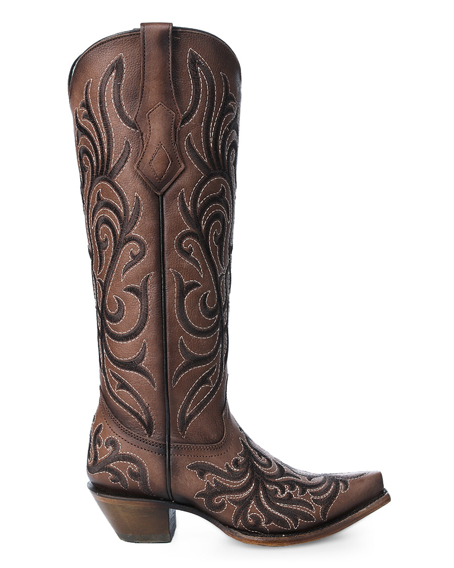 Women's Embroidery Tall Top Western Boots