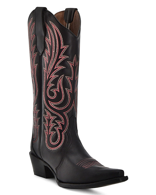 Women's Vibrant Embroidery Western Boots