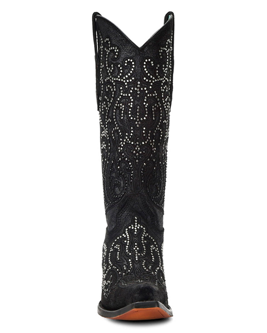 Women's Embroidery & Crystals Western Boots