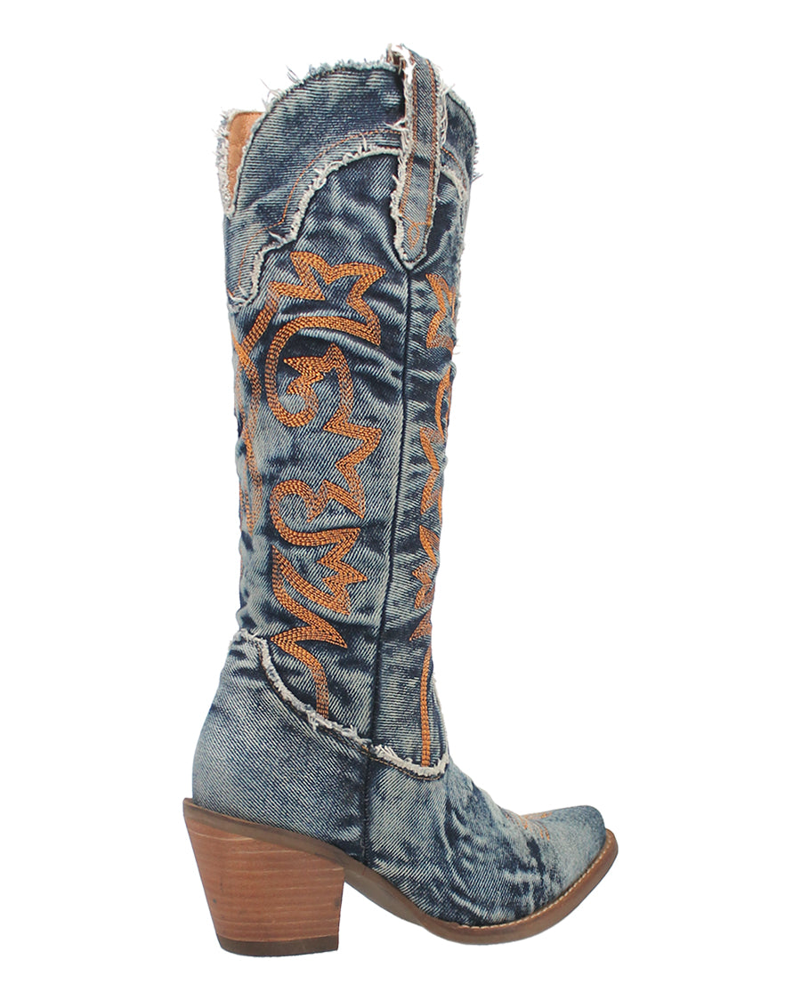 Women's Texas Tornado Denim Western Boots