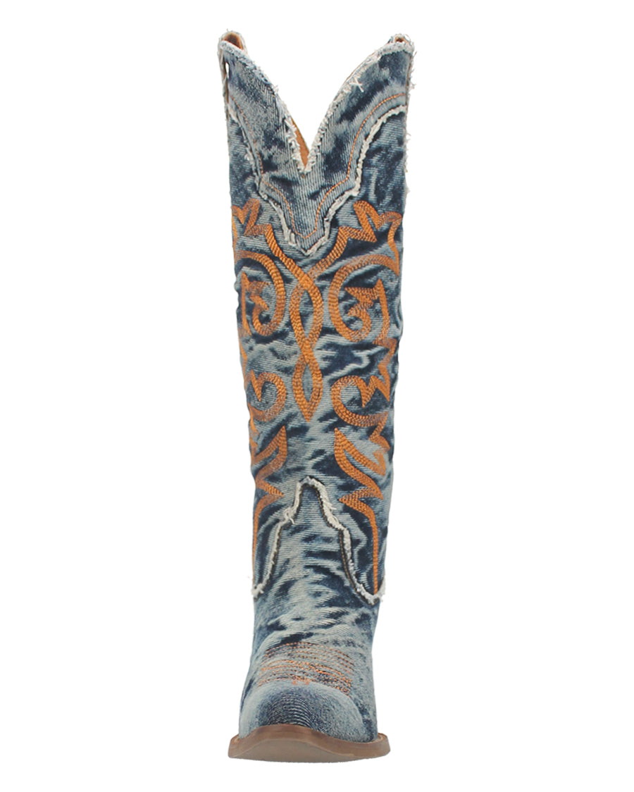 Women's Texas Tornado Denim Western Boots