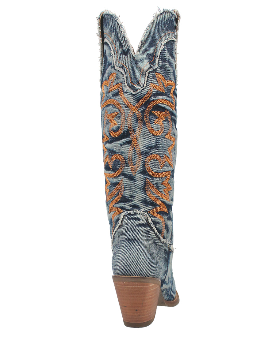 Women's Texas Tornado Denim Western Boots