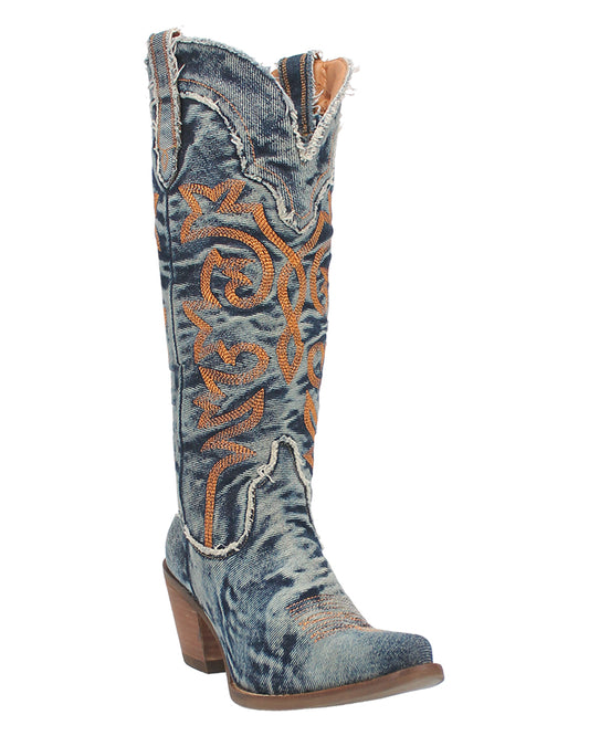 Women's Texas Tornado Denim Western Boots