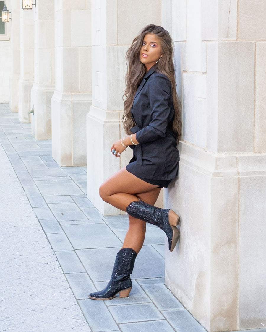 Women's Silver Dollar Western Boots