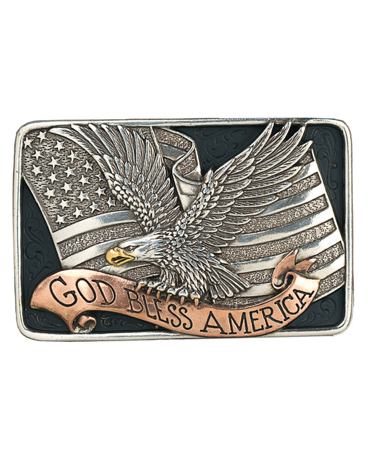 God Bless America Buckle