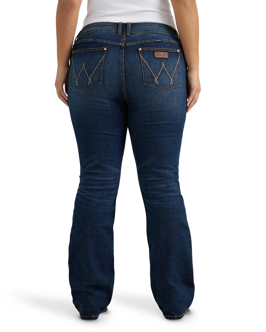 Women's Retro Mae Mid Rise Plus Size Jeans