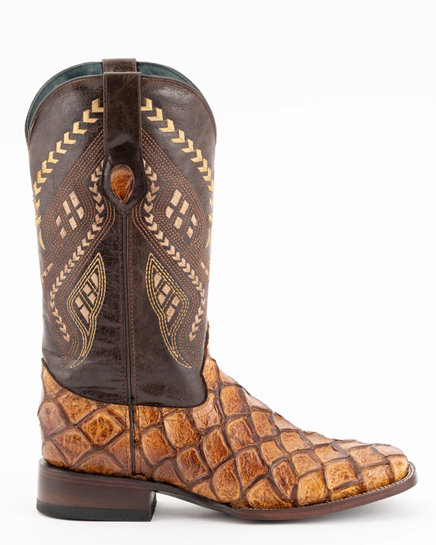 Men's Bronco Exotic Print Western Boots