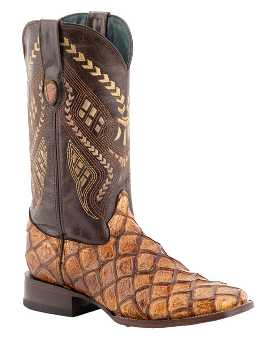 Men's Bronco Exotic Print Western Boots