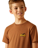 Boys' Bison Sketch Shield T-Shirt