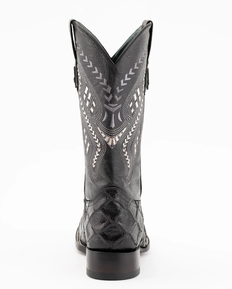 Men's Bronco Pirarucu Print Western Boots