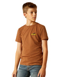 Boys' Bison Sketch Shield T-Shirt