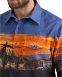 Men's Checotah Western Print Snap Shirt