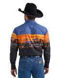 Men's Checotah Western Print Snap Shirt