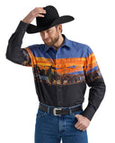 Men's Checotah Western Print Snap Shirt