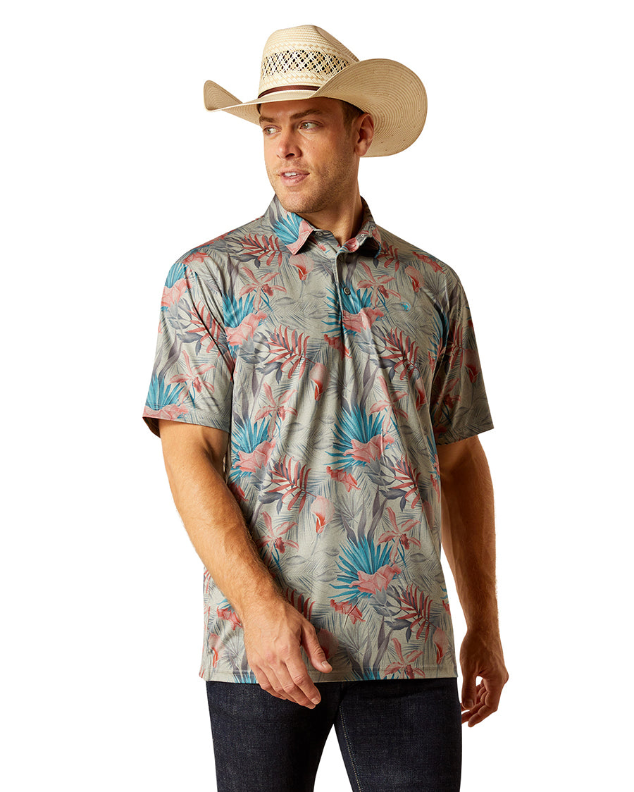 Men's Charger 2.0 Printed Polo