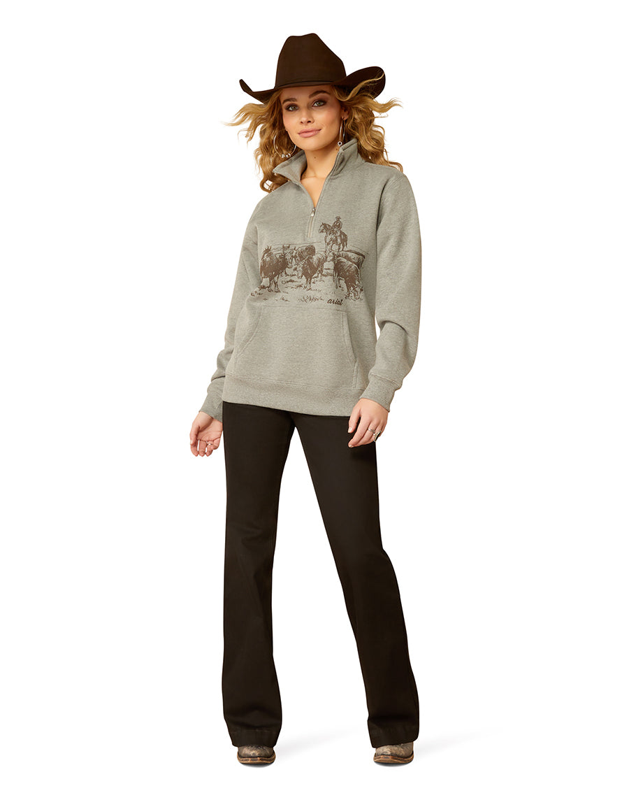 Women's 1/2 Zip Sweatshirt