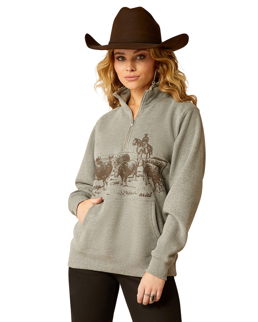 Women's 1/2 Zip Sweatshirt