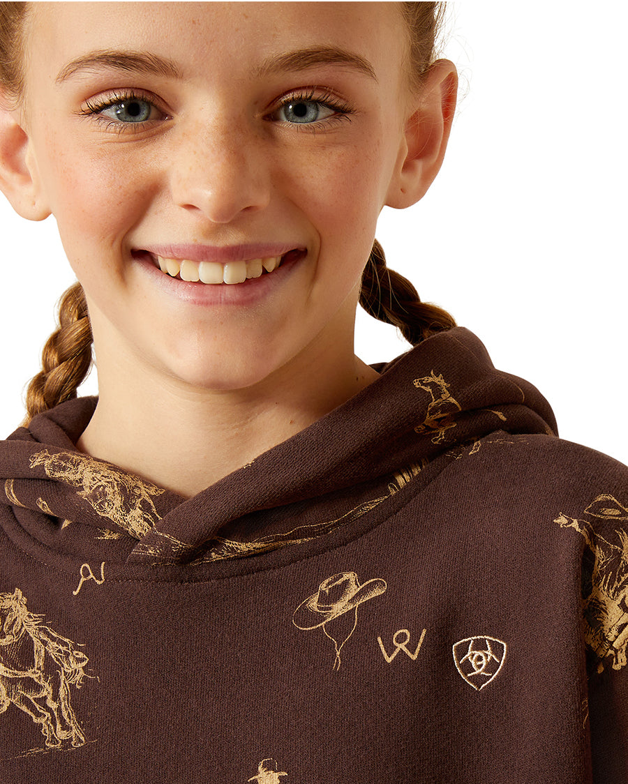 Kids' Ranch Scene Hoodie