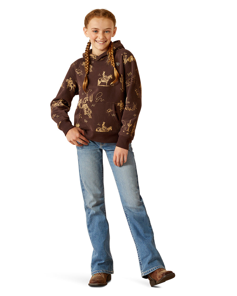 Kids' Ranch Scene Hoodie