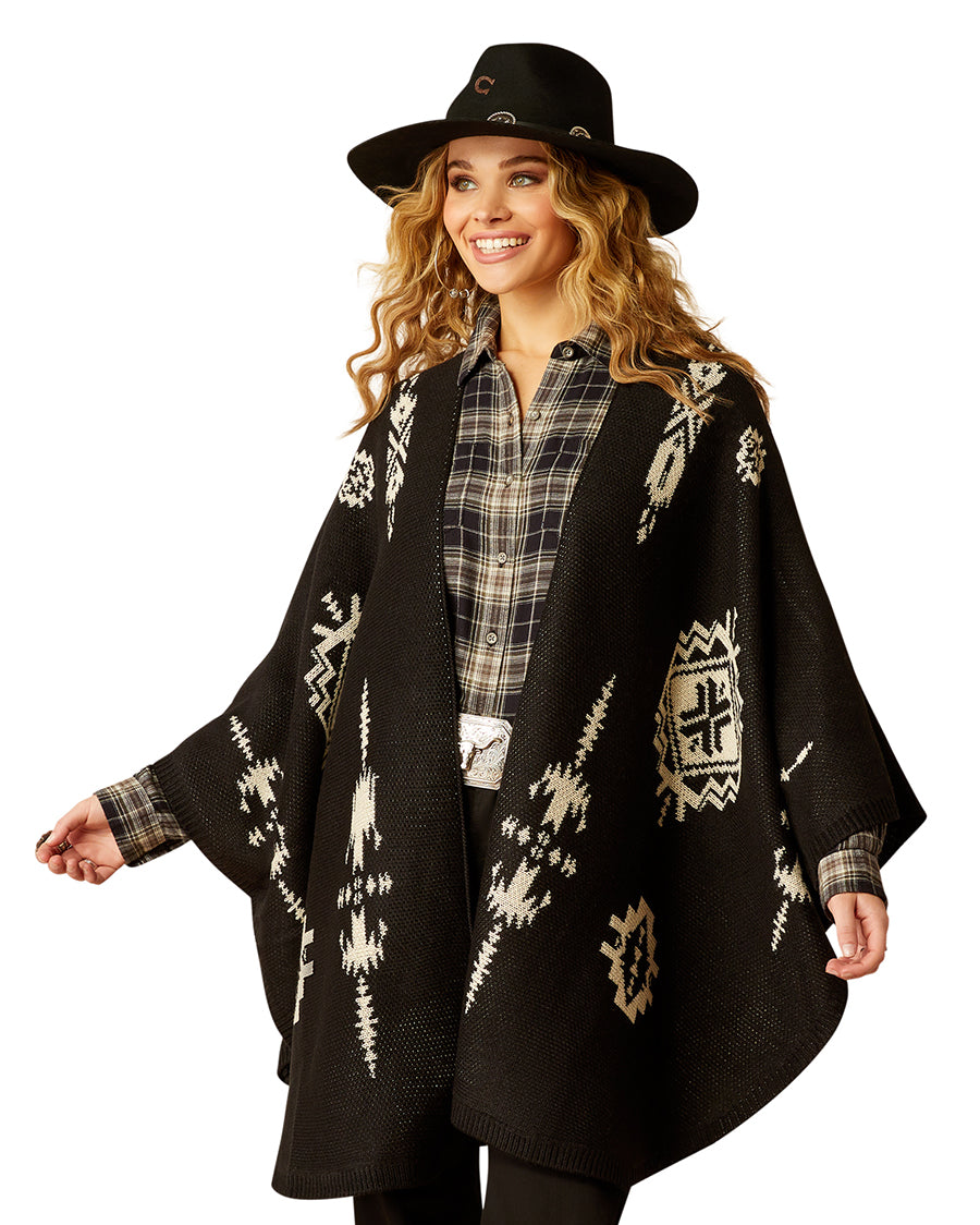 Women's Delta Poncho