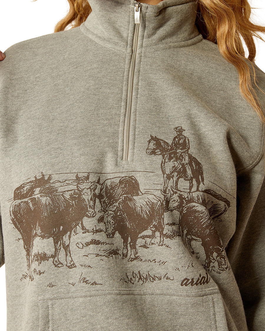 Women's 1/2 Zip Sweatshirt