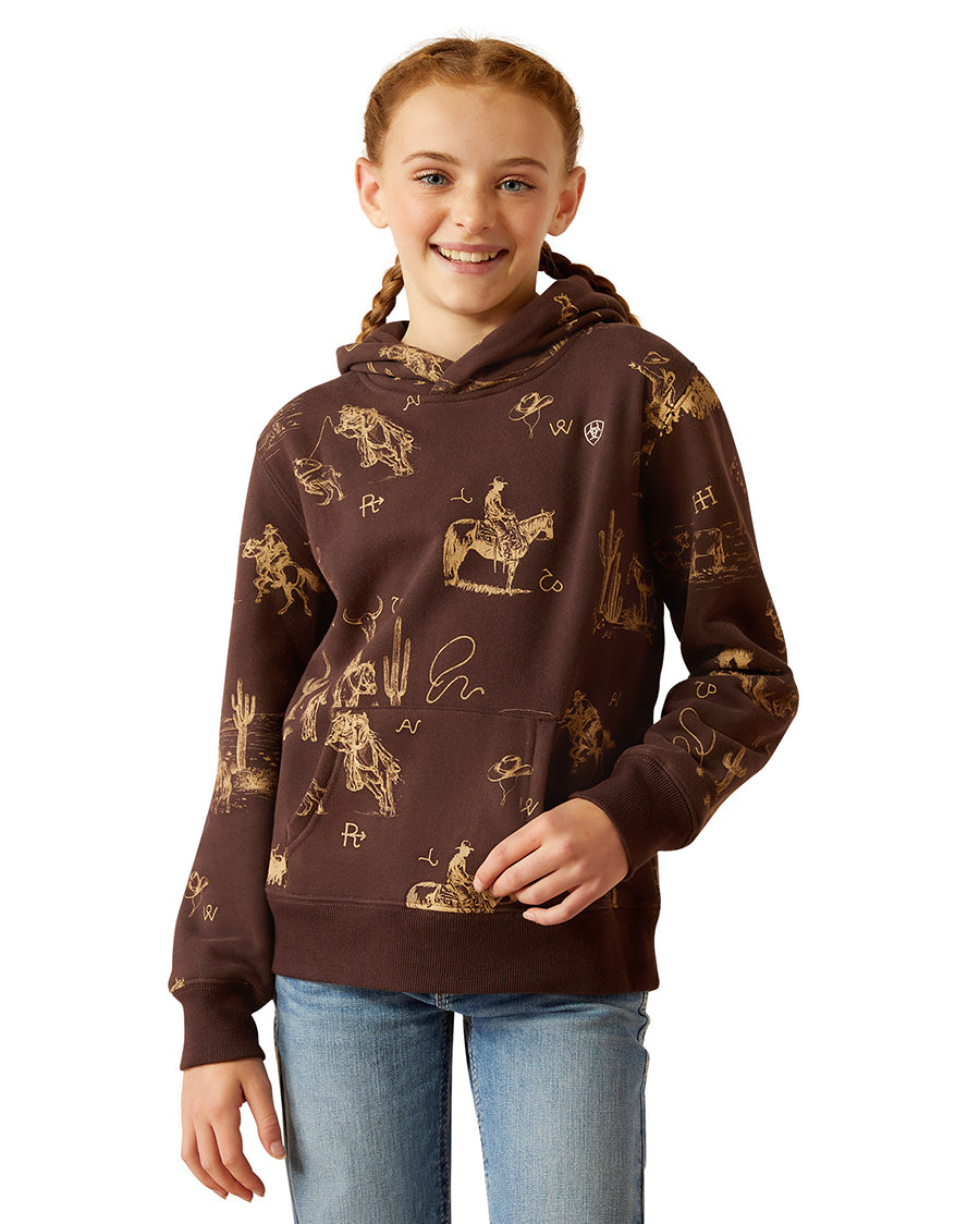 Kids' Ranch Scene Hoodie