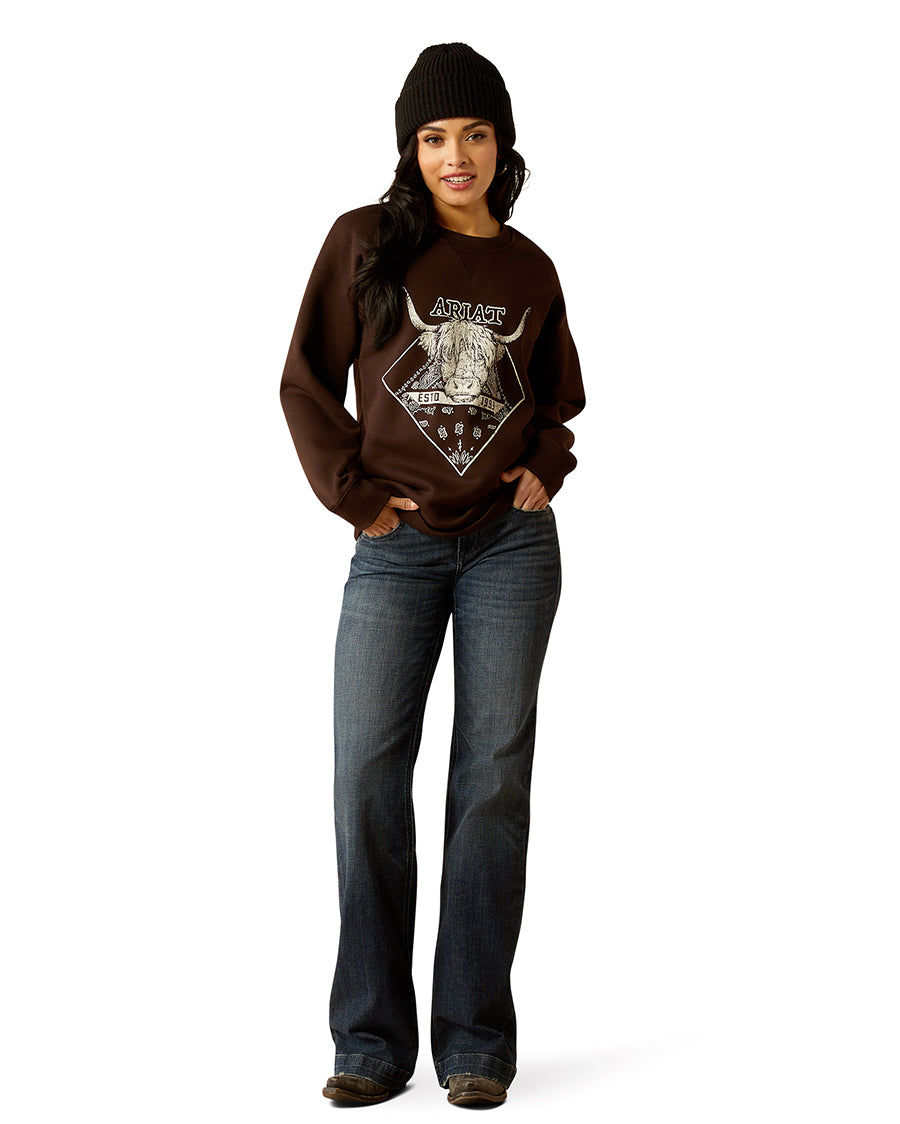 Women's Taurus Oversized Crew Sweatshirt