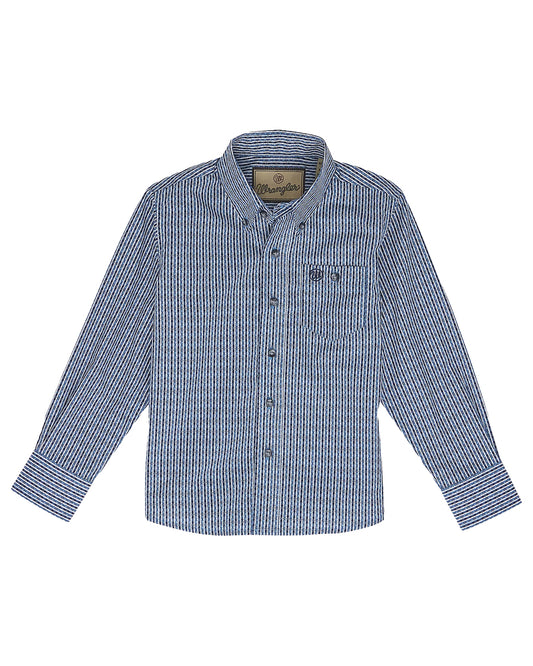 Boys' Classic Button Down Print Shirt