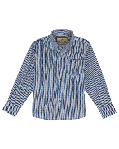 Boys' Classic Button Down Print Shirt