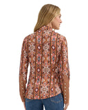 Women's X Lainey Wilson Chestnut Checotah Long Sleeve Shirt