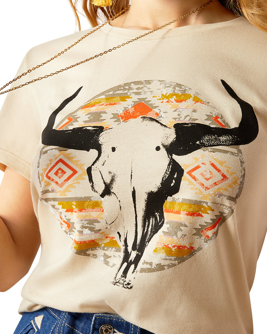 Women's Longhorn Watercolor T-Shirt