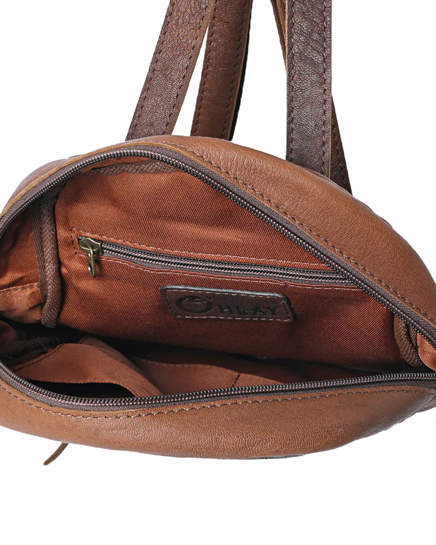 Genuine Leather Western Backpack