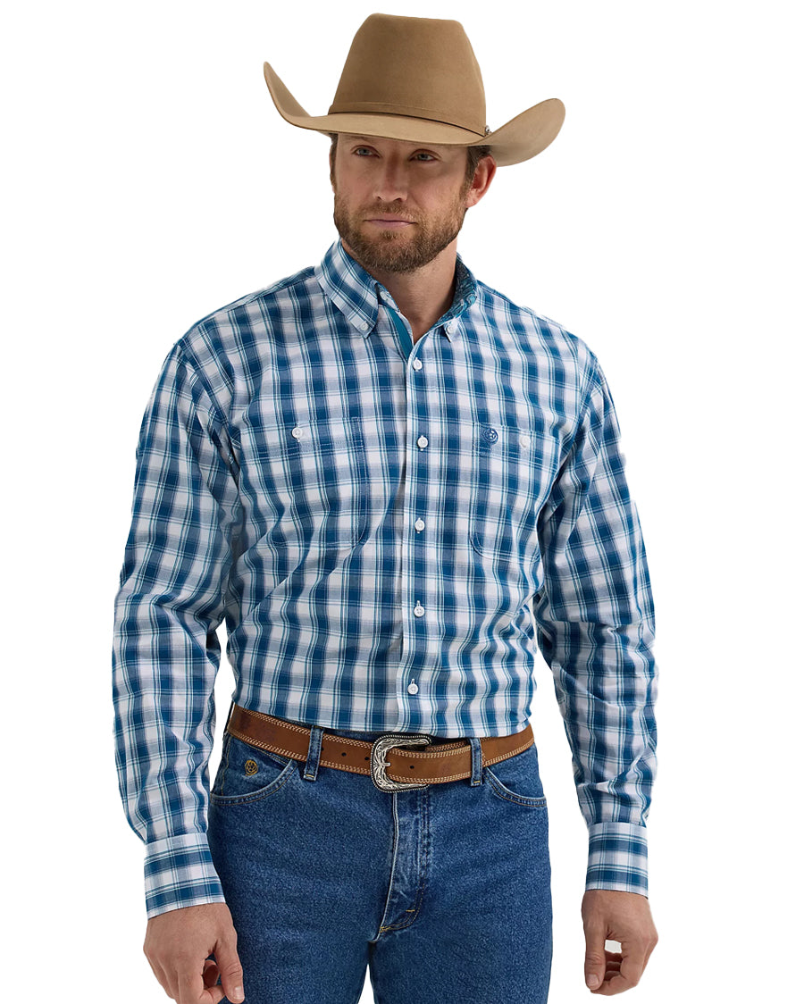 Men's George Strait Collection Two Pocket Long Sleeve Shirt