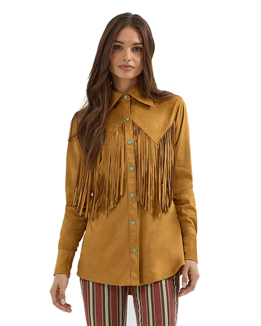 Women's X Lainey Wilson Fringe Long Sleeve Shirt