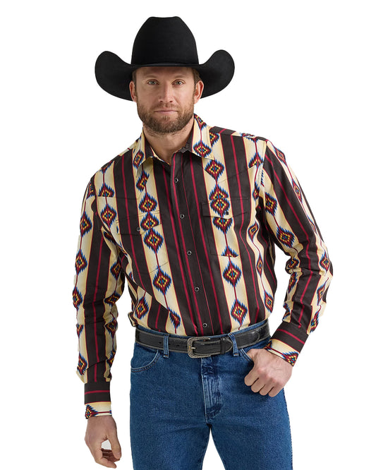 Men's Checotah Classic Fit Dress Western Long Sleeve Shirt