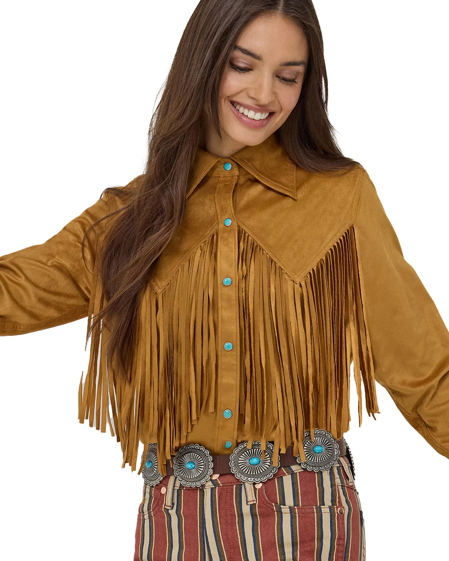 Women's X Lainey Wilson Fringe Long Sleeve Shirt