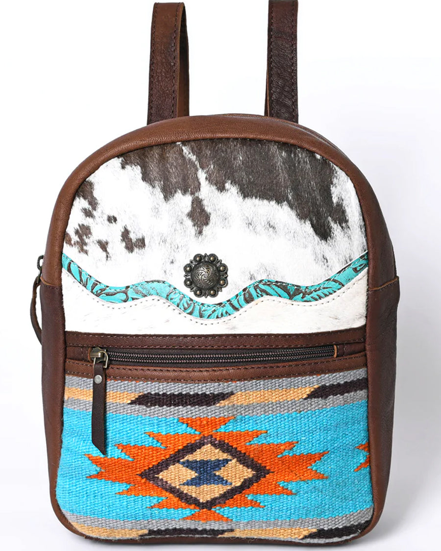 Genuine Leather Western Backpack