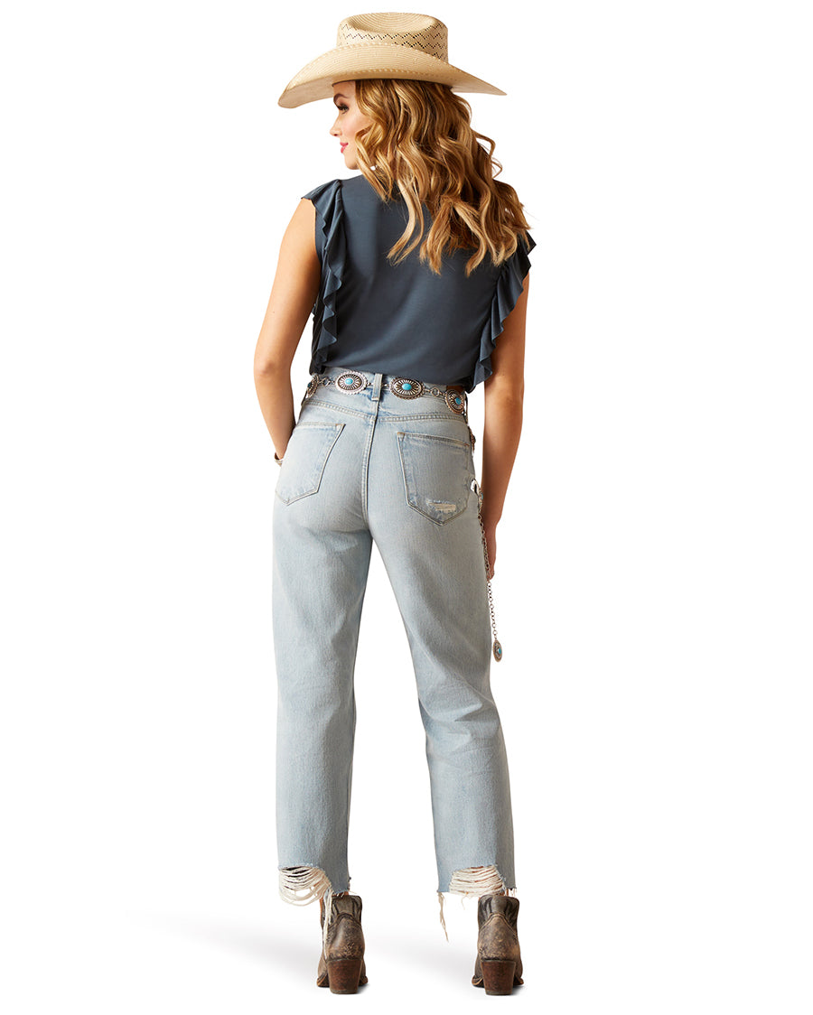 Women's Ultra High Rise Tomboy Straight Jeans