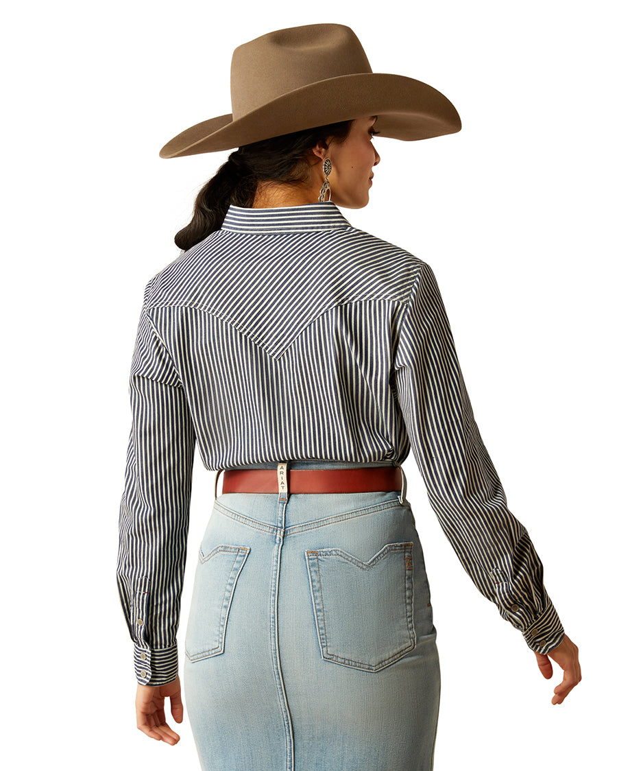 Women's Railroad Stripe Shirt