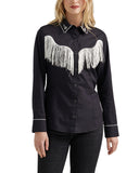 Women's Retro Party Western Dress Snap Top