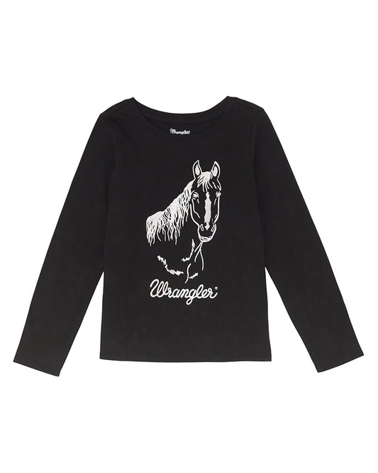 Girls' Long Sleeve Western Graphic Tee