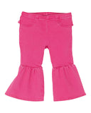 Baby Girls' Vibrant Ruffle Leg Flare Jeans