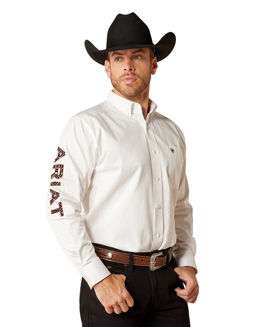 Men's Team Logo Twill Classic Fit Shirt