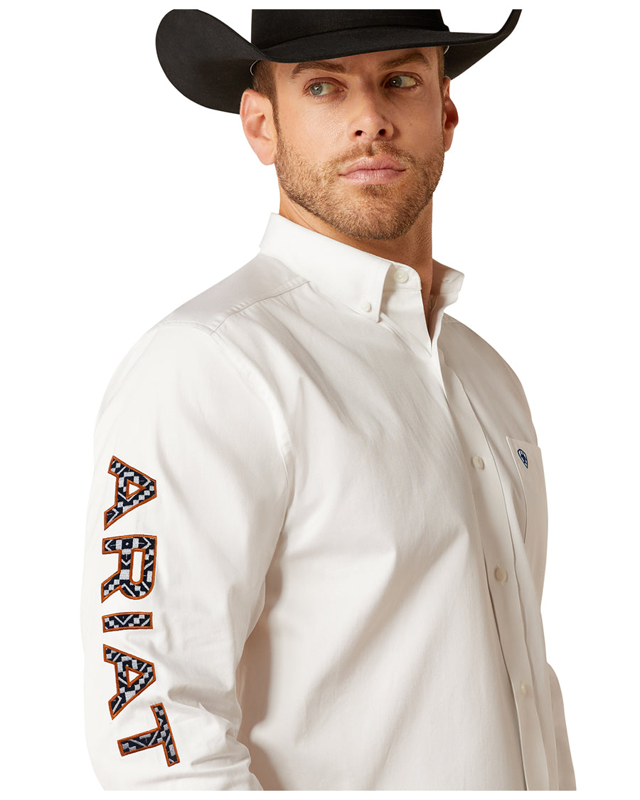 Men's Team Logo Twill Classic Fit Shirt